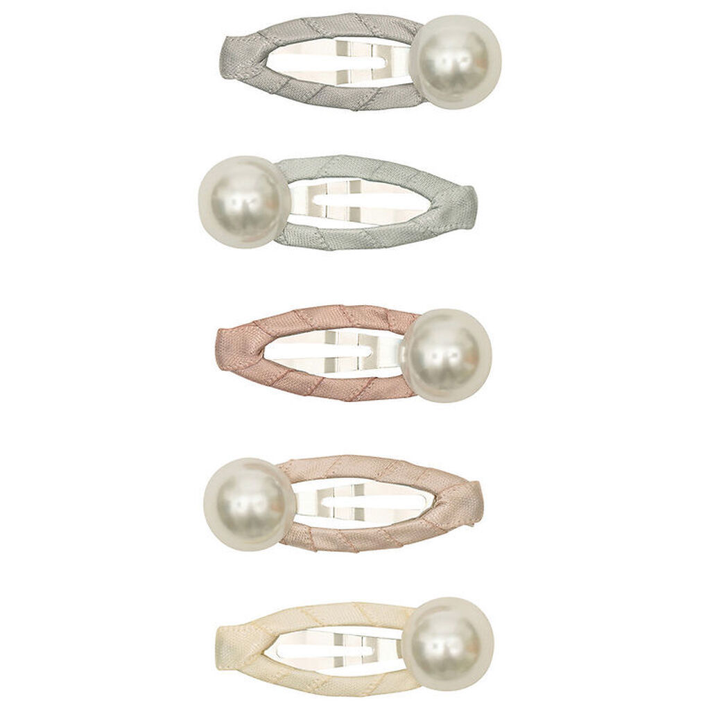 Mimi & Lula Hårspænder - 5-pak - 4 cm - Mini Pearly Enchanted