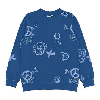 The New Bluse - TnSpencer - True Blue AOP