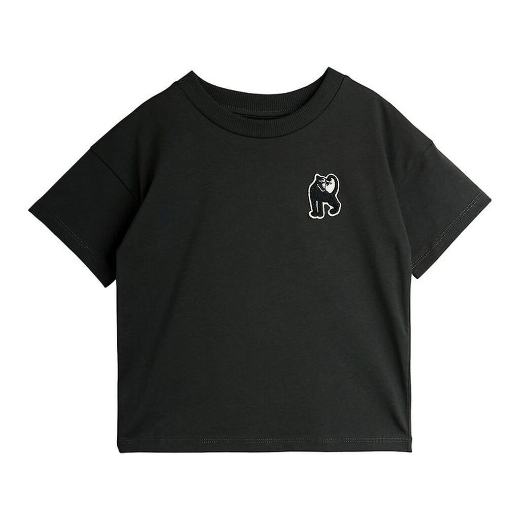 Mini Rodini T-shirt - Panther patch - Sort