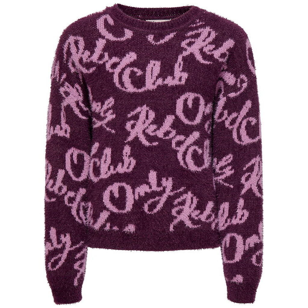 Kids Only Bluse - Strik - KogDina - Mauve Wine/Mauve Orchid
