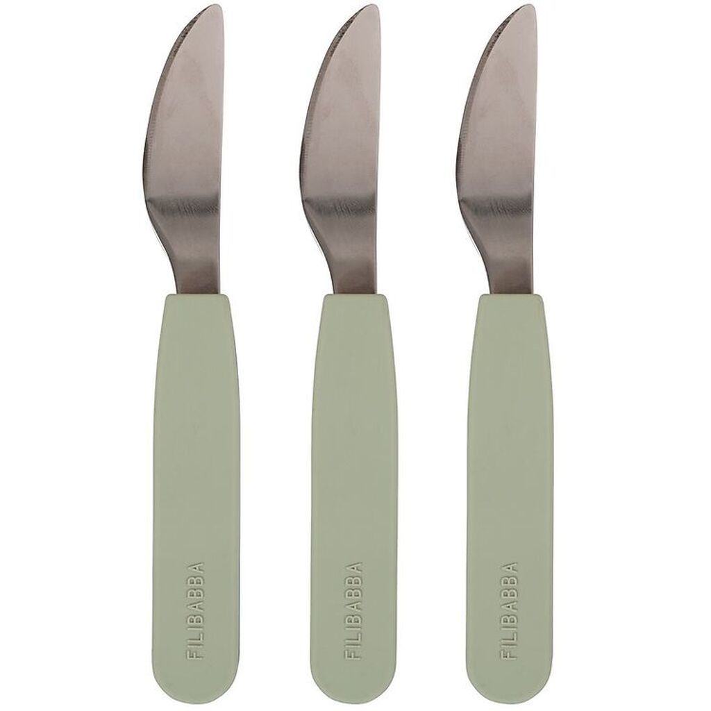 Filibabba Silikone Knive - 3-Pak - Green