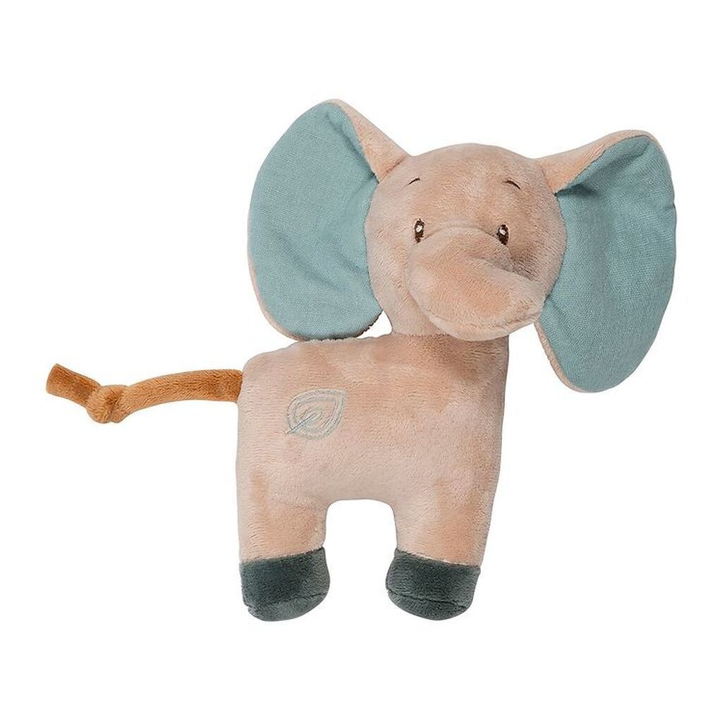 Nattou Rangle - Axel Elephant - 20 cm - Grøn/Beige