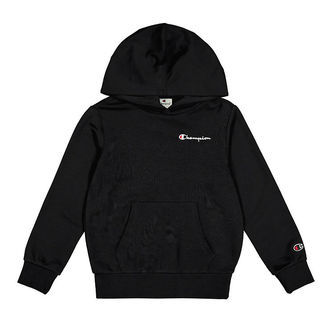 Champion Hættetrøje - Sort m. Logo
