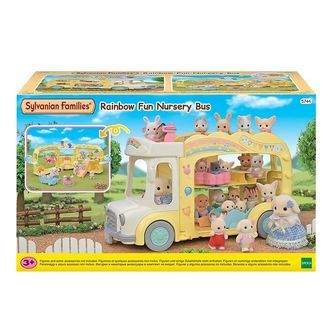 Sylvanian Families - Rainbow Fun Nursery Bus - 5744