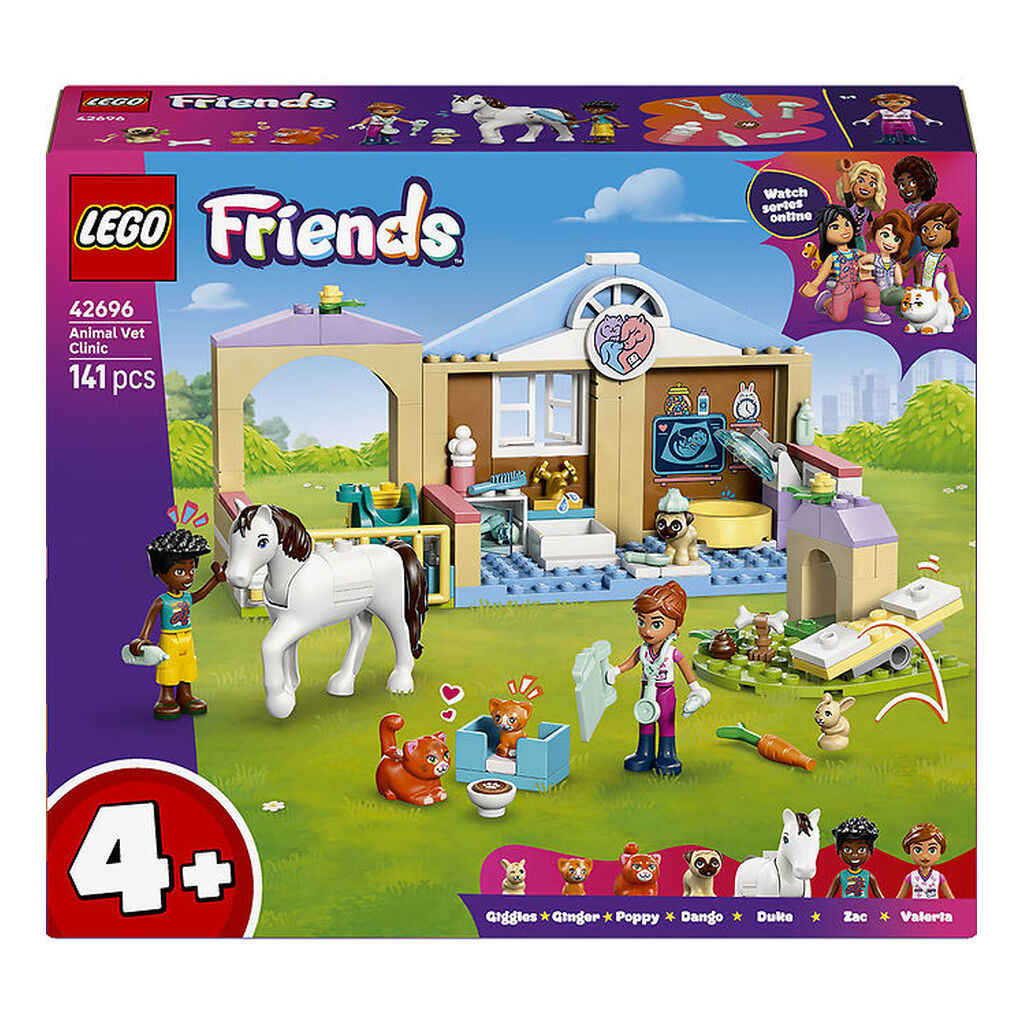 LEGOÂ® Friends - Dyrlægeklinik 42696 - 141 Dele