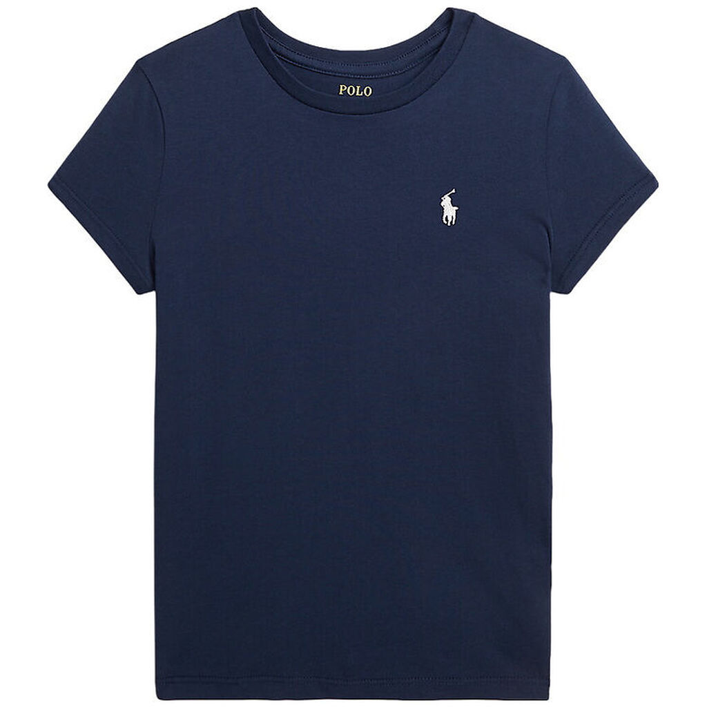 Polo Ralph Lauren T-shirt - Newport Navy m. Hvid