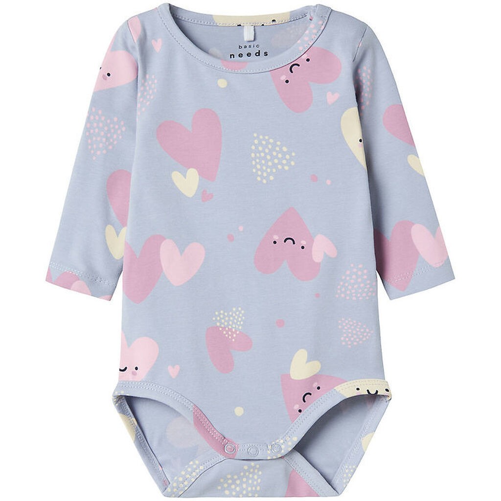 Name It Body l/æ - NbfVandora - Icelandic Blue/Hearts