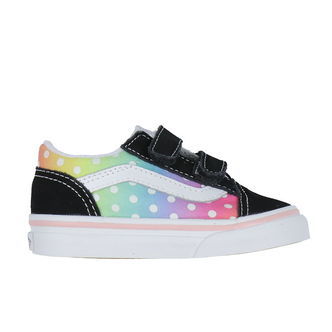 Vans Sko - Old Skool V Glow Rainbow - Sort/Multi