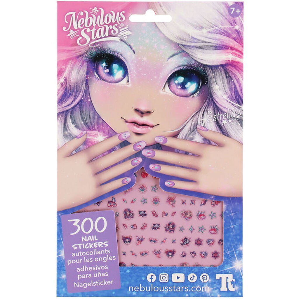 Nebulous Stars Negle Klistermærker - Asst. - 300 stk