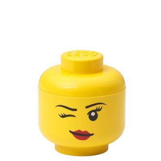 LEGOÂ® Storage Opbevaringsboks - Mini - Hoved - 12 cm - Blinke