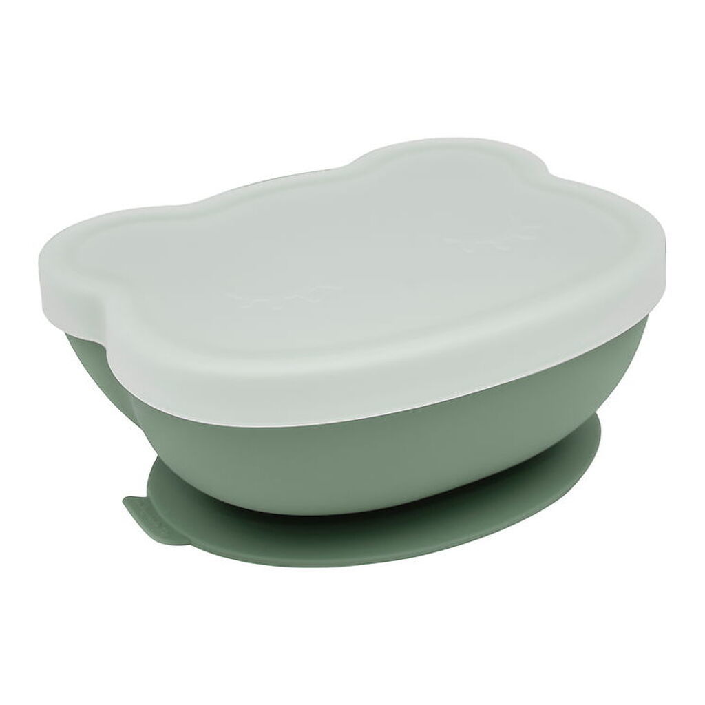 We Might Be Tiny Skål m. Sugekop - Silikone - Sage