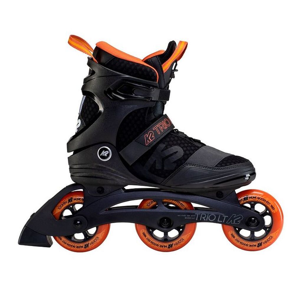 K2 Rulleskøjter - Trio LT 100 M - Sort/Orange - Inliner