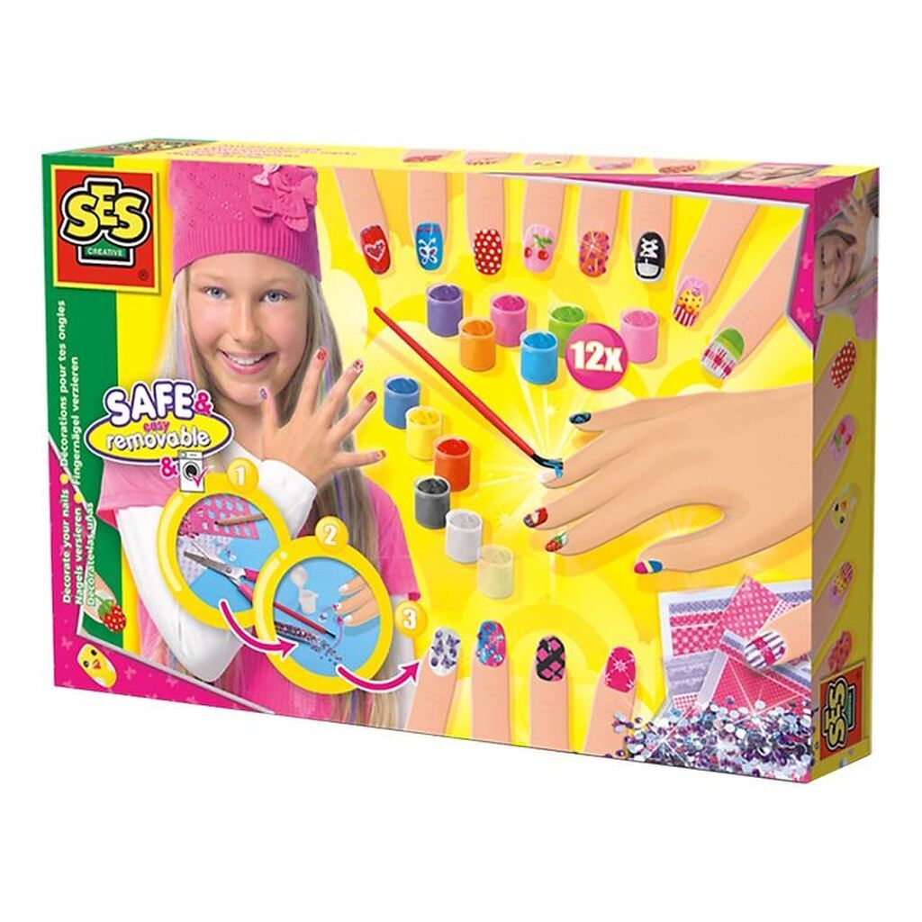 SES Creative Neglesæt - Dekorer Dine Negle