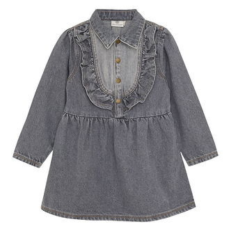 En Fant Kjole - Light Grey Denim