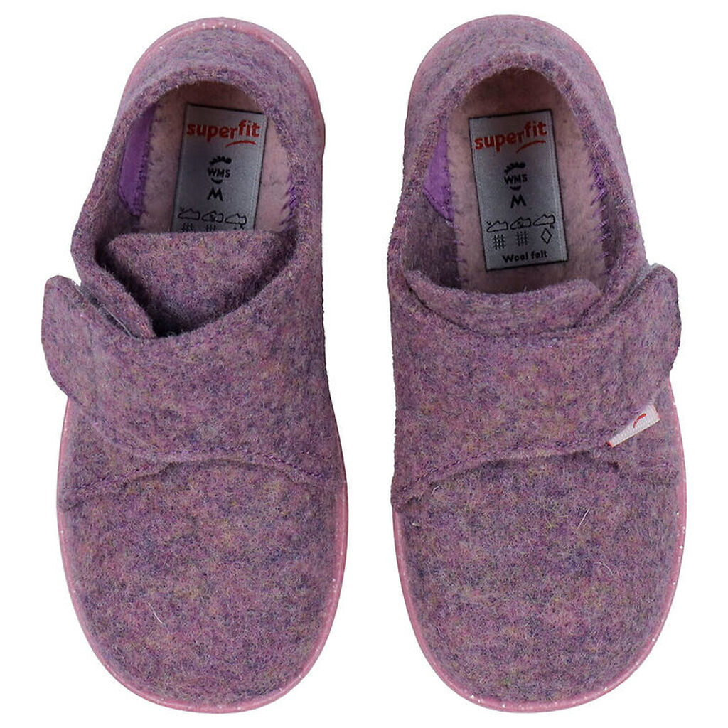 Superfit Hjemmesko - Happy Octi - Uld - Lilac