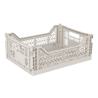 Aykasa Foldekasse - 40x30x15 cm - Midi - Light Gray