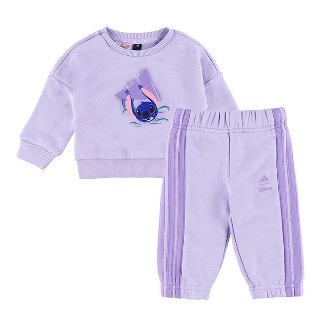 adidas Performance Sweatsæt - Stitch - I DY LS JOG - VIOTON/LPUR