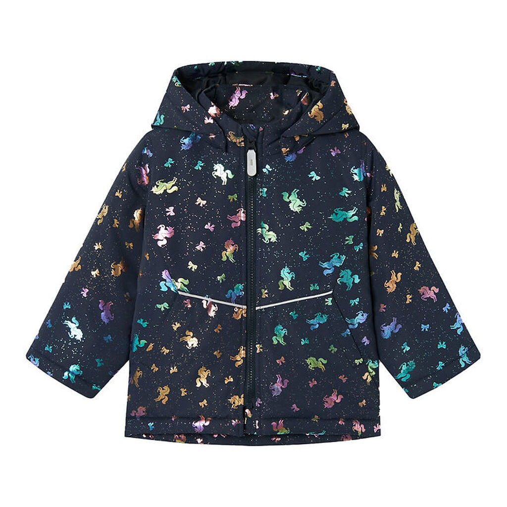 Name It Vinterjakke - Noos - NmfMaxi - Dark Sapphire/Unicorn