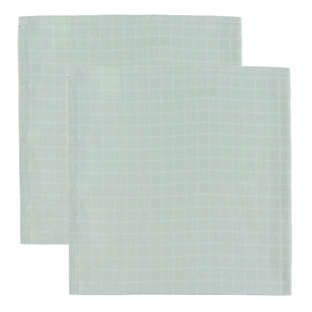 Cam Cam Stofble - 70x70 - 2-pak - Dusty Green