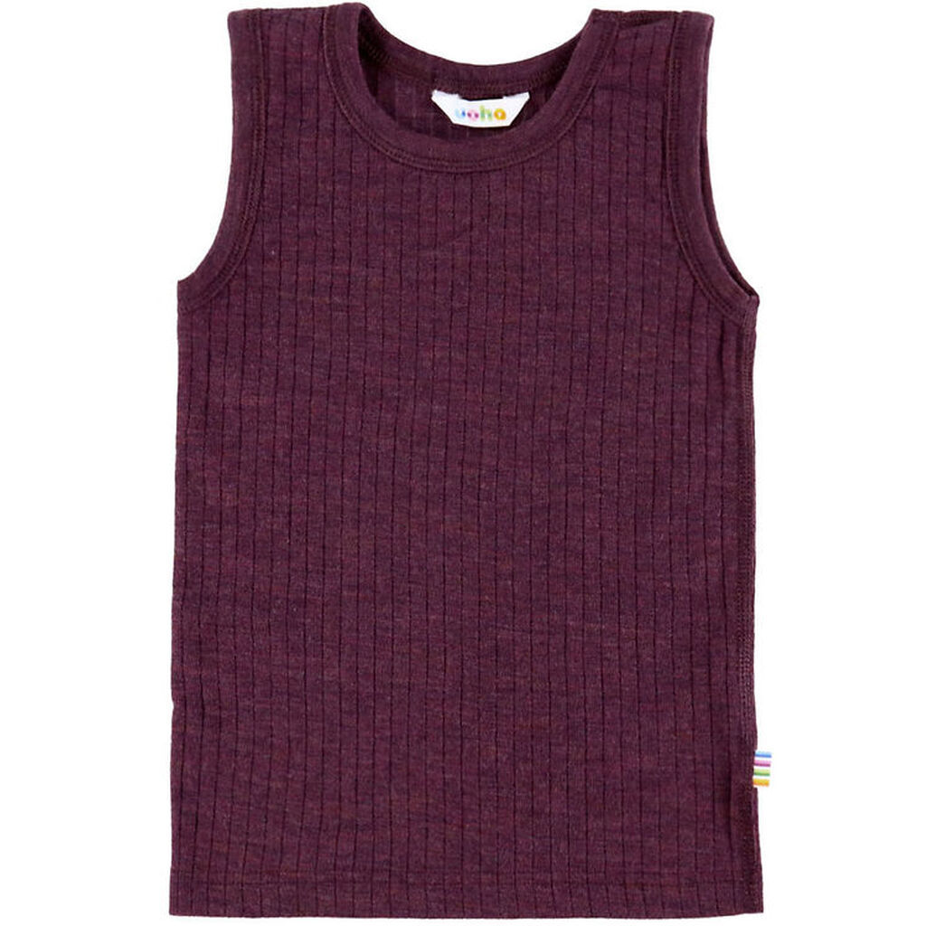 Joha Undertrøje - Uld - Rib - Blomme