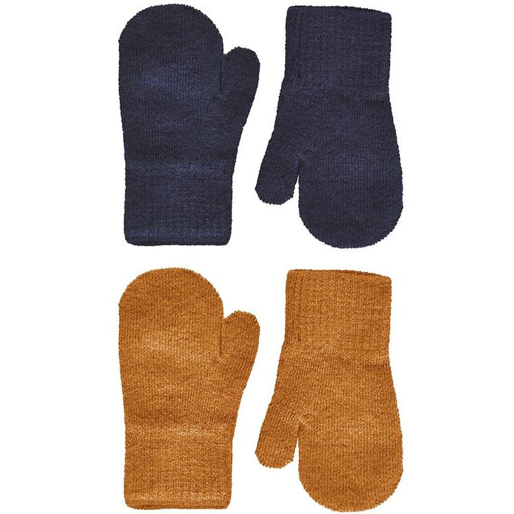 CeLaVi Luffer - Uld/Nylon - 2-pak - Pumpkin Spice/Navy