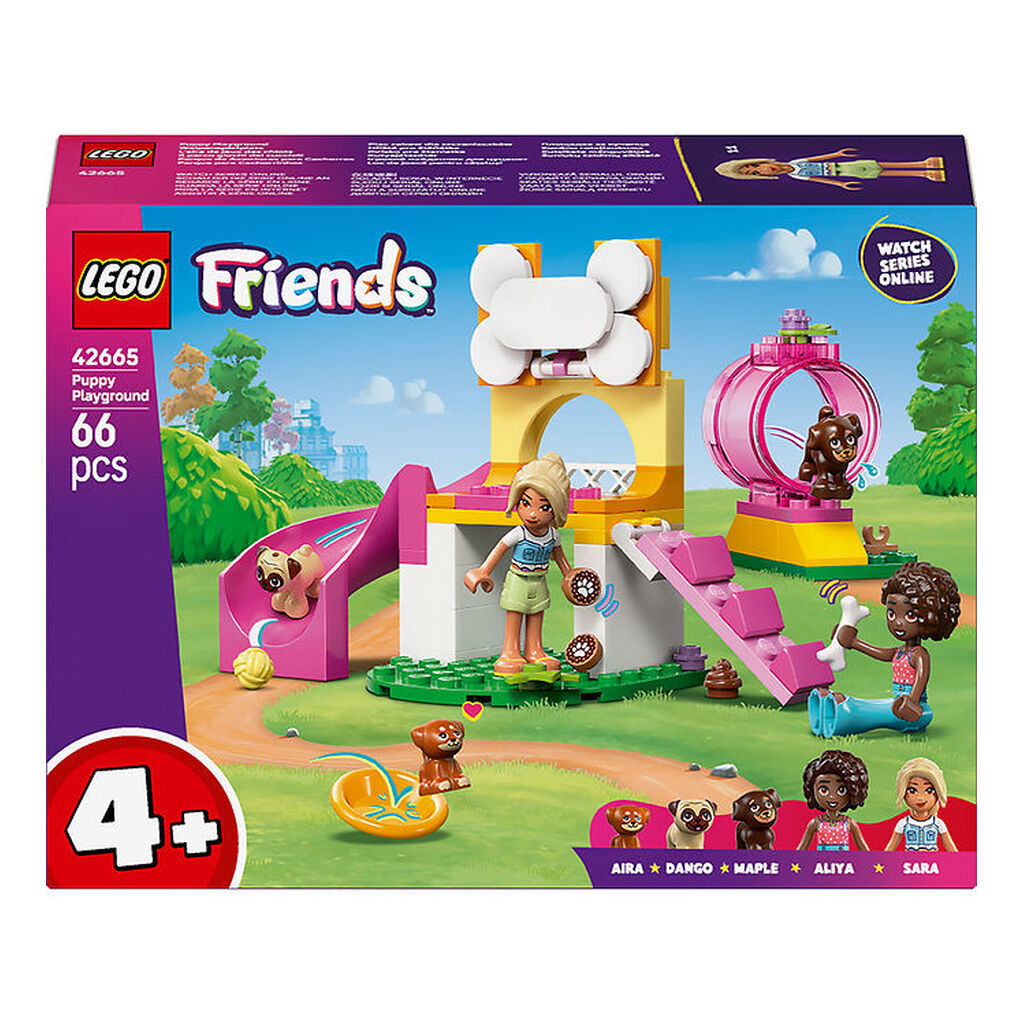 LEGOÂ® Friends - Hvalpelegeplads 42665 - 66 Dele