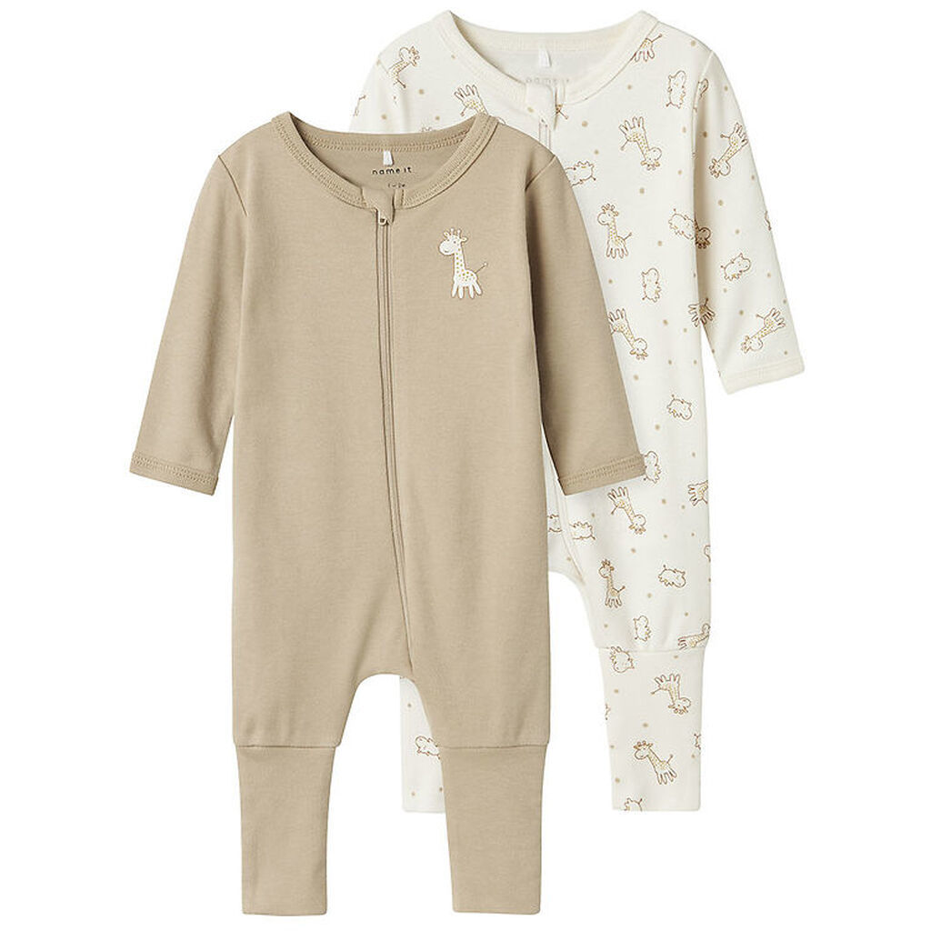 Name It Natdragt - Noos - 2-pak - NbnNightsuit - Jet Stream