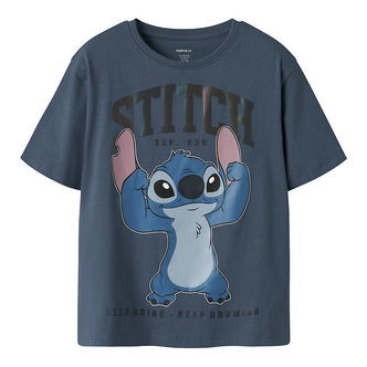 Name It T-shirt - NkmFalk - Stitch - Vintage Indigo