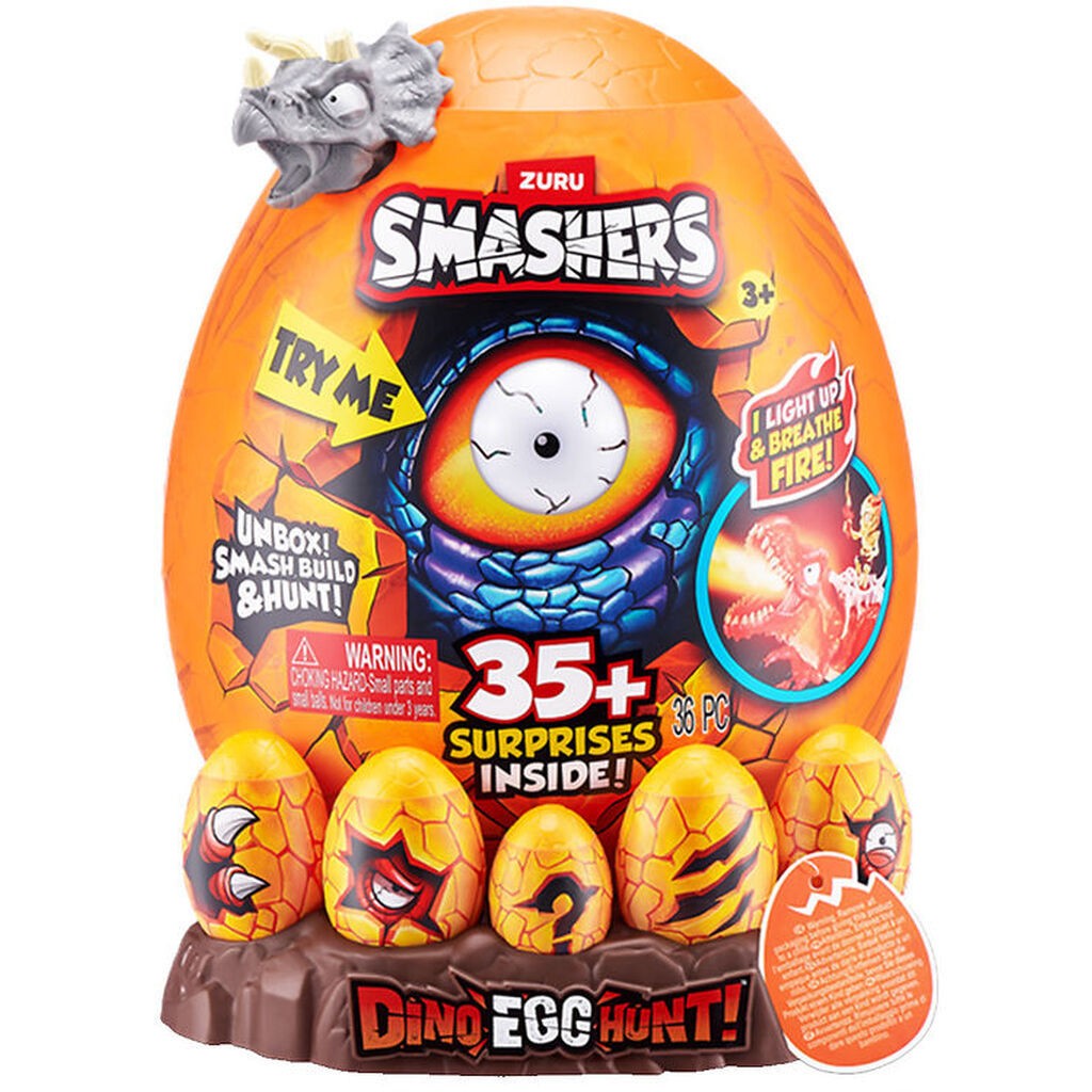 Smashers Legetøj - Dino Egg Hunt - 35+ Overraskelser