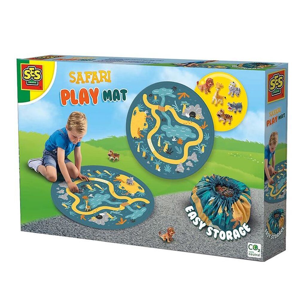 SES Creative Legemåtte - Ind & Udedørs Safari