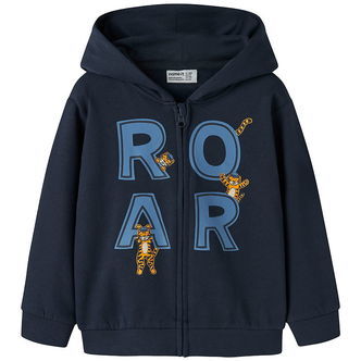 Name It Cardigan m. Hætte - NmmVoltinus - Navy Blazer/Raor