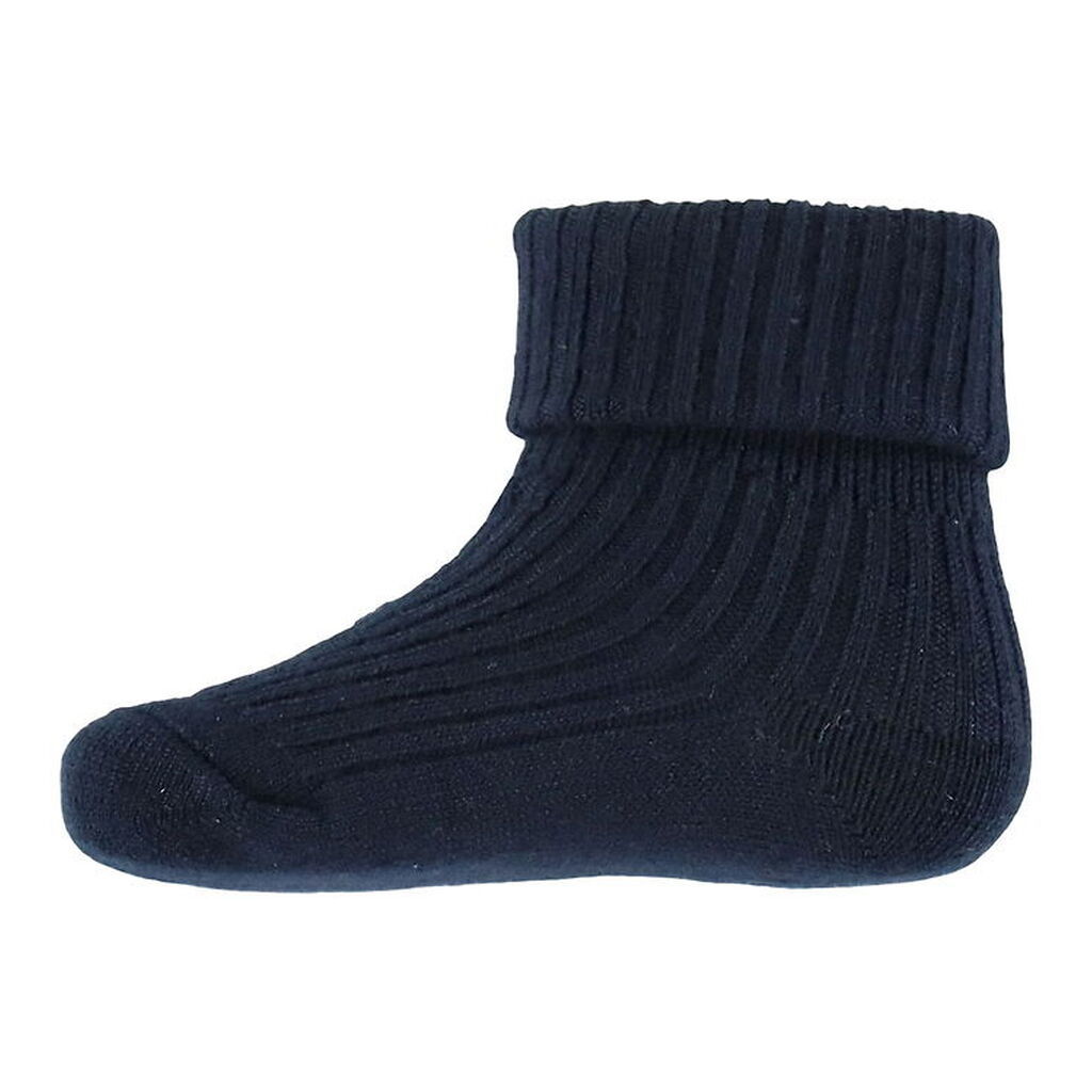 Wheat Strømper - Uld - Rib - Ziggy - Navy