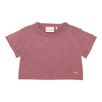 Minymo T-shirt - Strik - Deco Rose