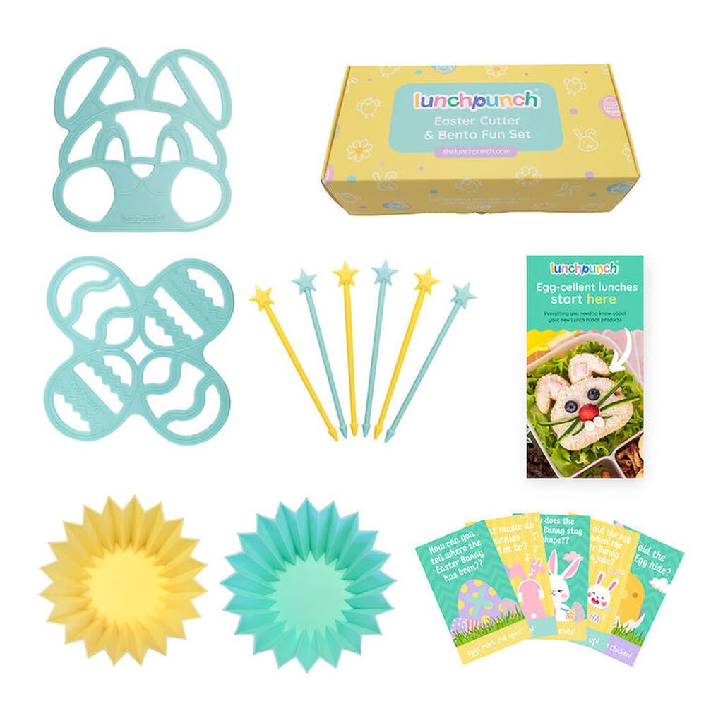 Lunch Punch Madpakketilbehør - Cutter & Bento Fun - 16 Dele - På