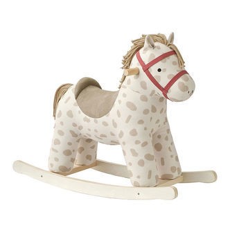 Kids Concept Gyngehest - Dotty - Aiden - Hvid/Beige