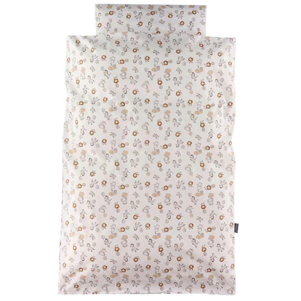 Nørgaard Madsens Sengetøj - Junior- Hvid m. Zebra og Luftballon