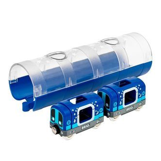 BRIO World Metro m. Tunnel - 3 dele - Selvlysende 33970