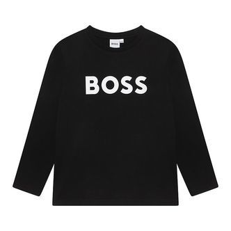 BOSS Bluse - Sort m. Hvid