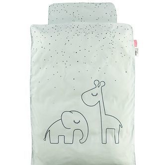 Done By Deer Sengetøj - Dreamy Dots - Junior - Blå