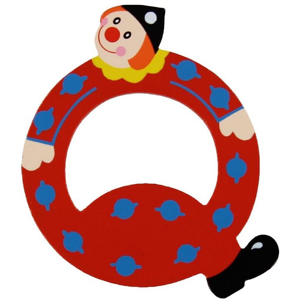 Petit Jour Paris Klovne Bogstav - Q - Rød