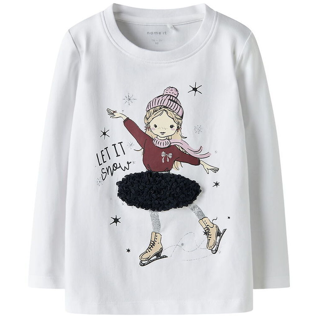 Name It Bluse - NmfSedra - Bright White