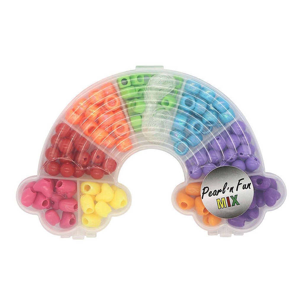 Pearl N Fun Perler - Smykkesæt - Regnbue