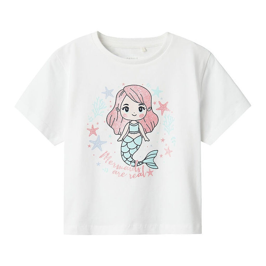 Name It T-shirt - NmfFrejane - Lucent White