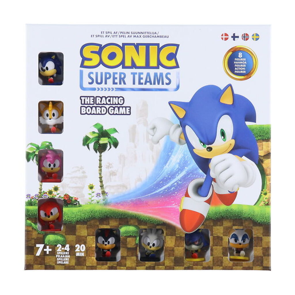 Asmodee - Sonic Brætspil - Sonic Super Teams - Nordic