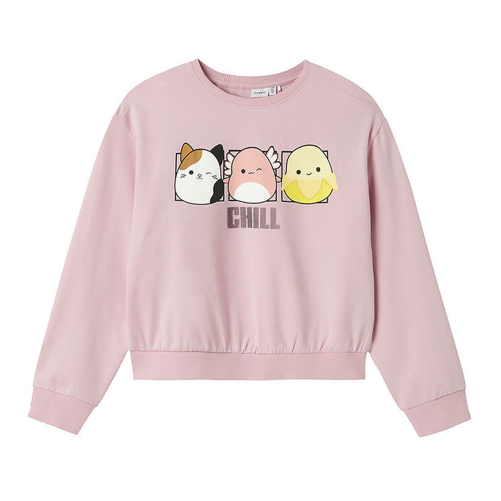 Name It Sweatshirt - NkfMomira - Squishmallows - Cameo Pink