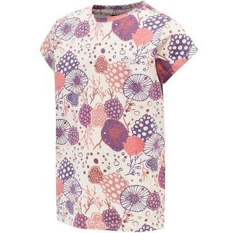 Hummel T-shirt - hmlCoral - Hvid m. Mønster