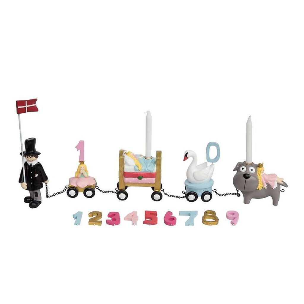 Kids by Friis Fødselsdagstog - 45 cm - Eventyr Pige