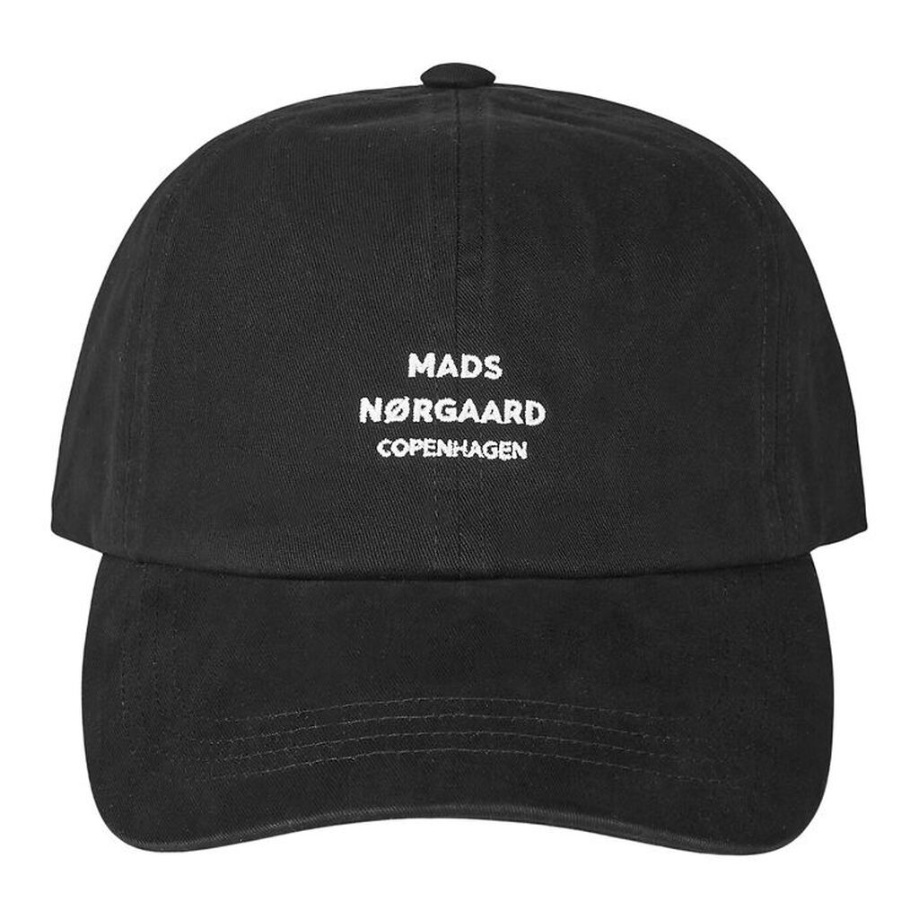 Mads Nørgaard Kasket - Soft Twill Cash - Sort