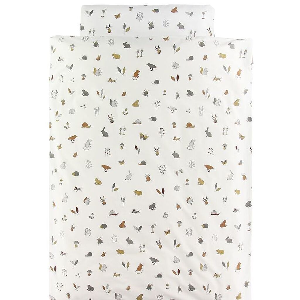 Leander Sengetøj - Junior - Forest - Cappucino