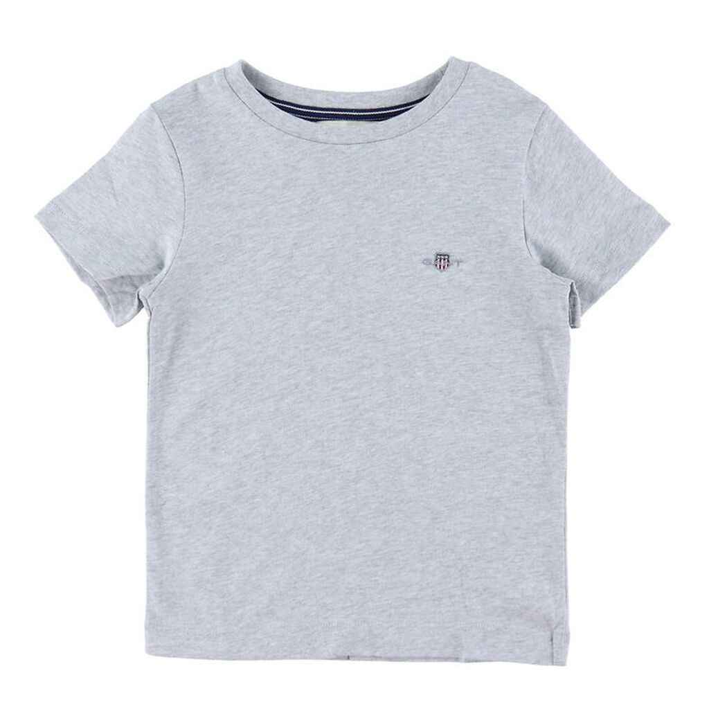 GANT T-Shirt - Shield - Light Grey Melange